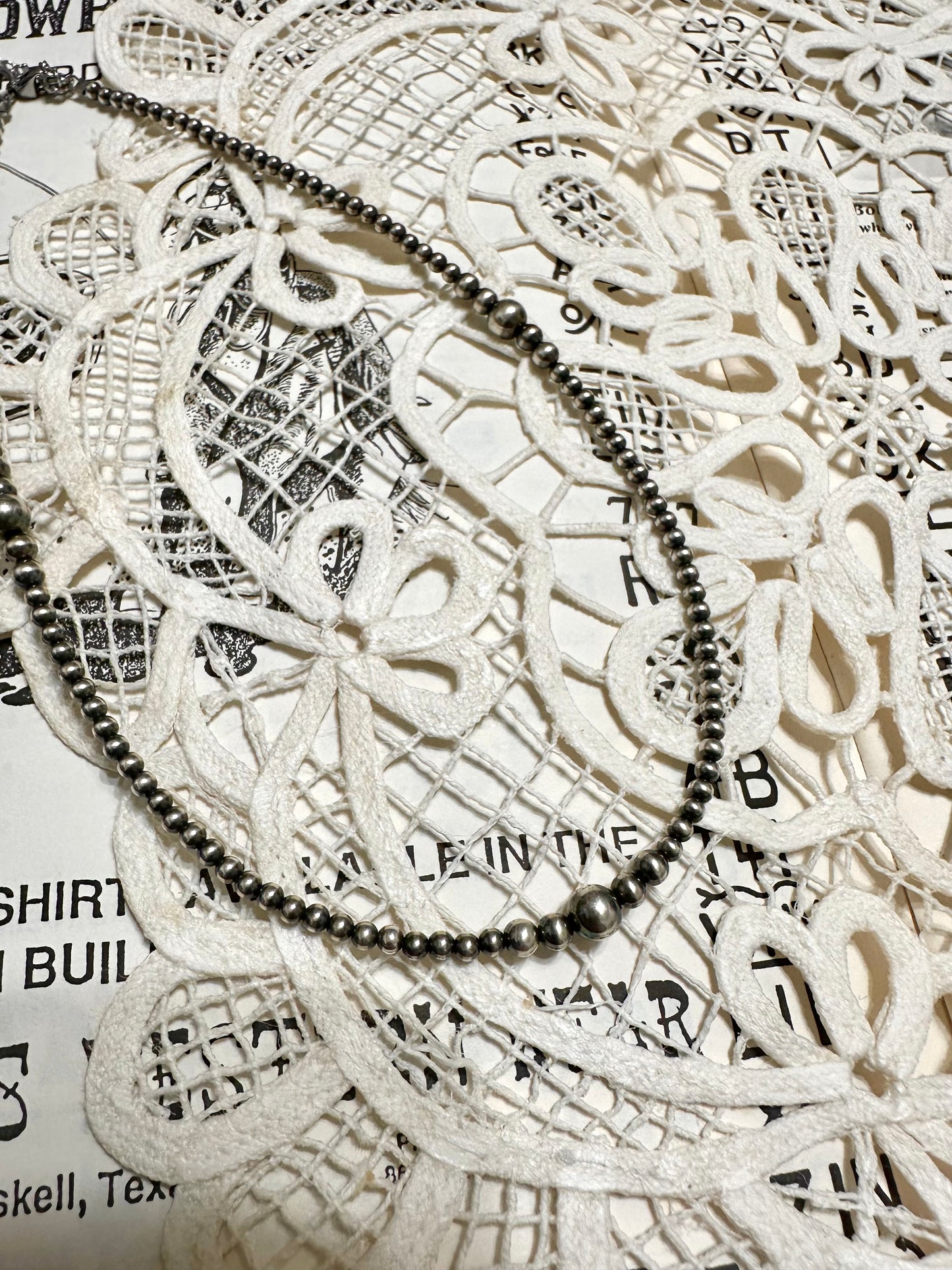 graduated pearl necklace