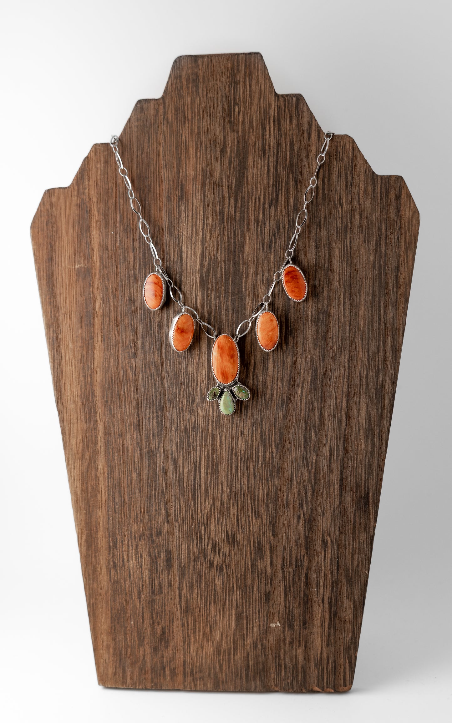 spiny charm necklace