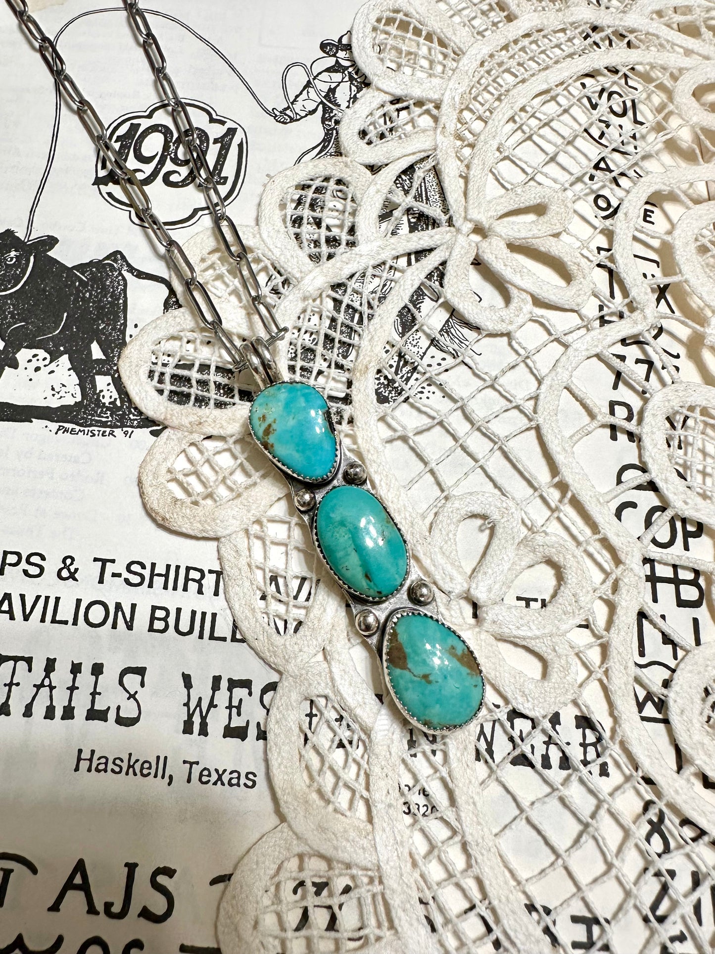 the three stone pendant