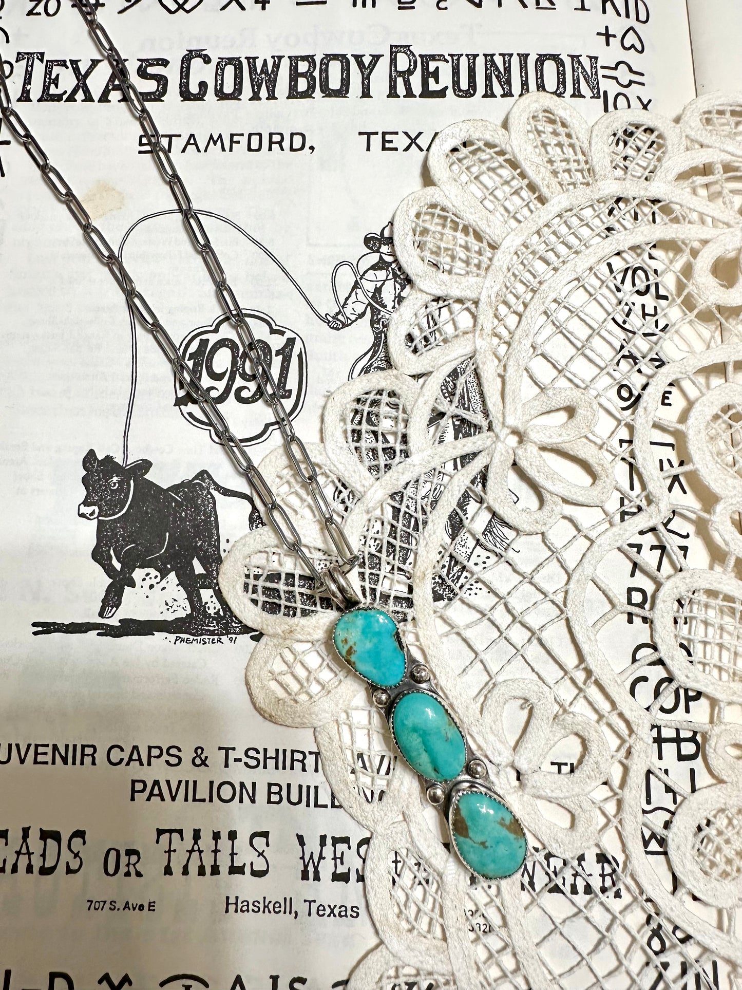 the three stone pendant