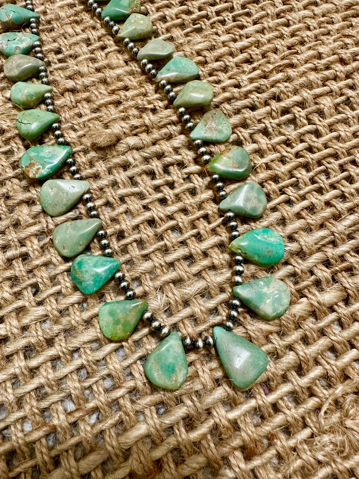 The teardrop turquoise necklace