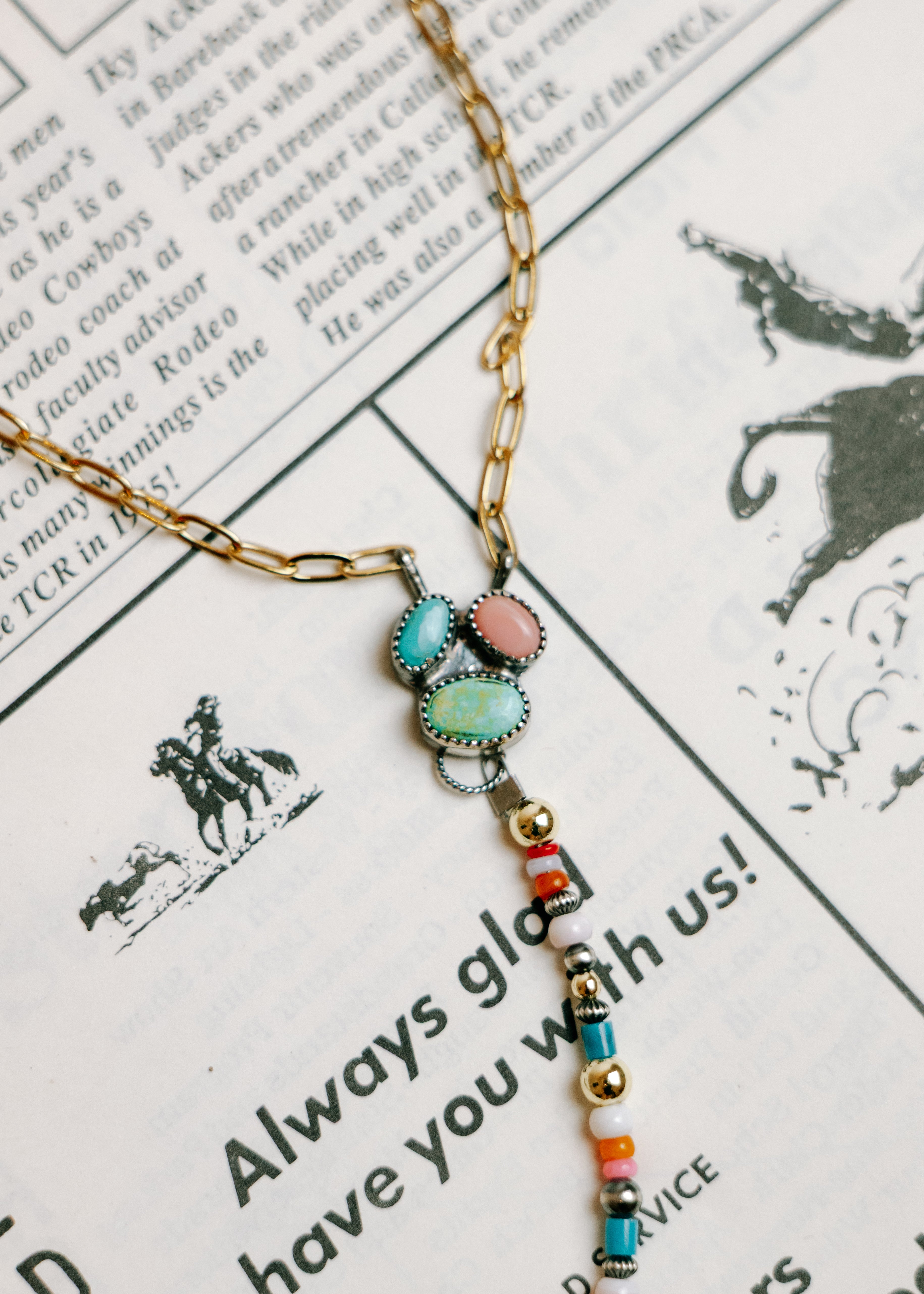 the sunny lariat necklace