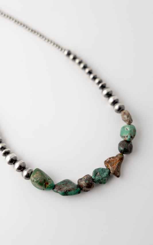 the rough turquoise choker