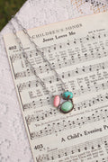 the belle cluster necklace