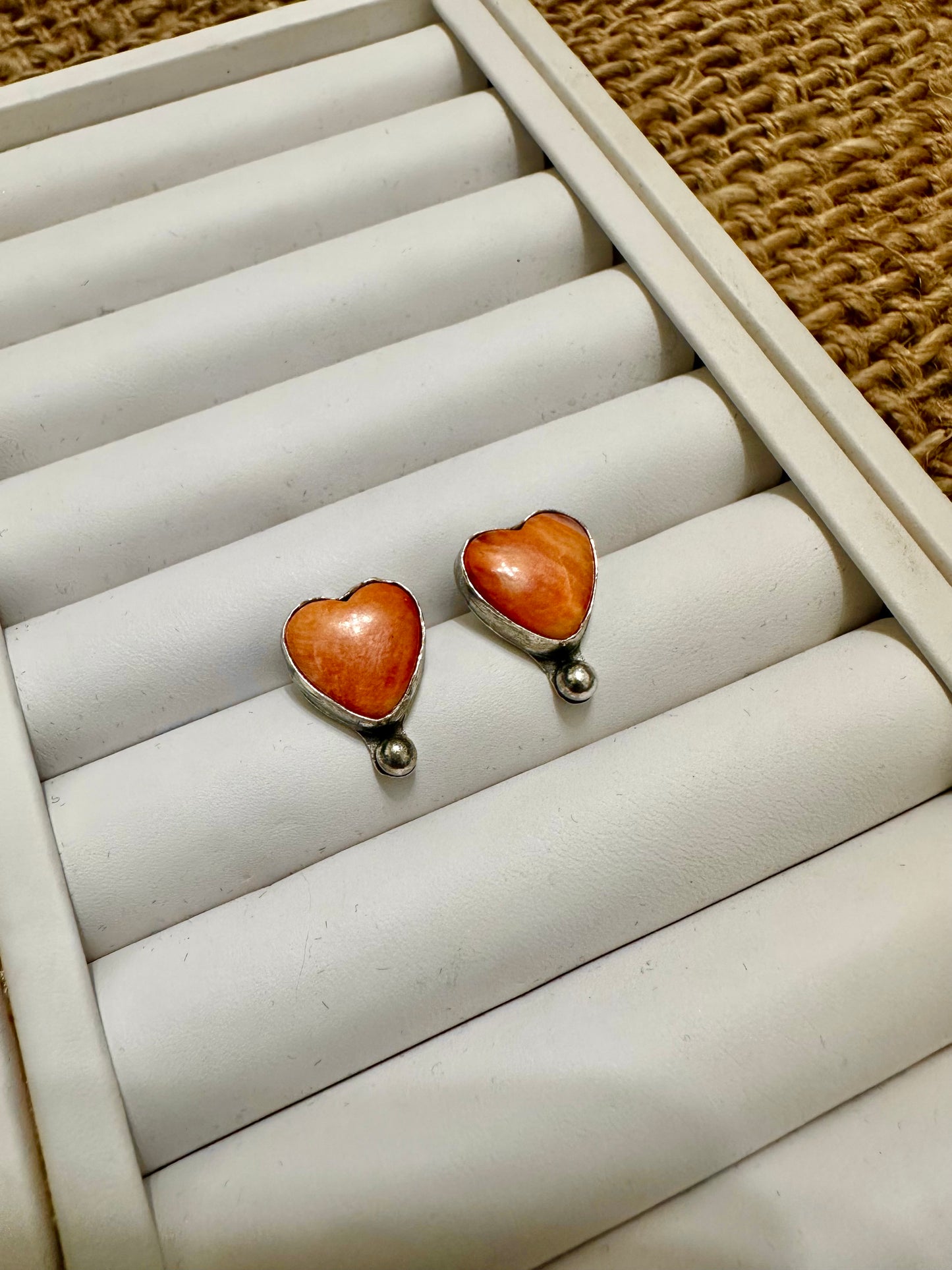 the spiny heart earrings