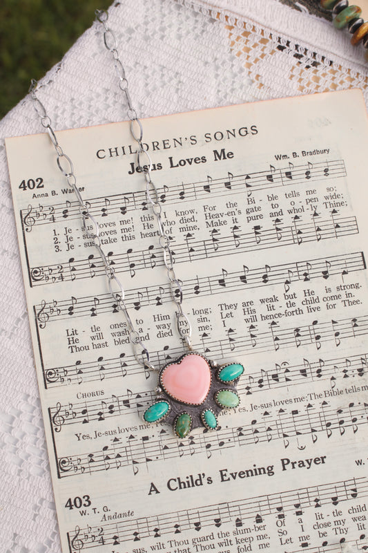 the annie heart necklace