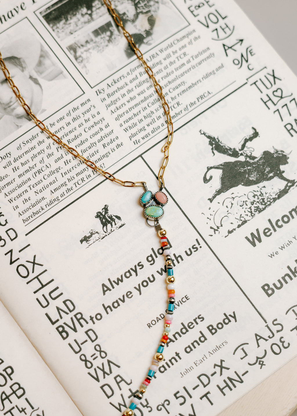 the sunny lariat necklace