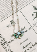 the meadow half cluster necklace