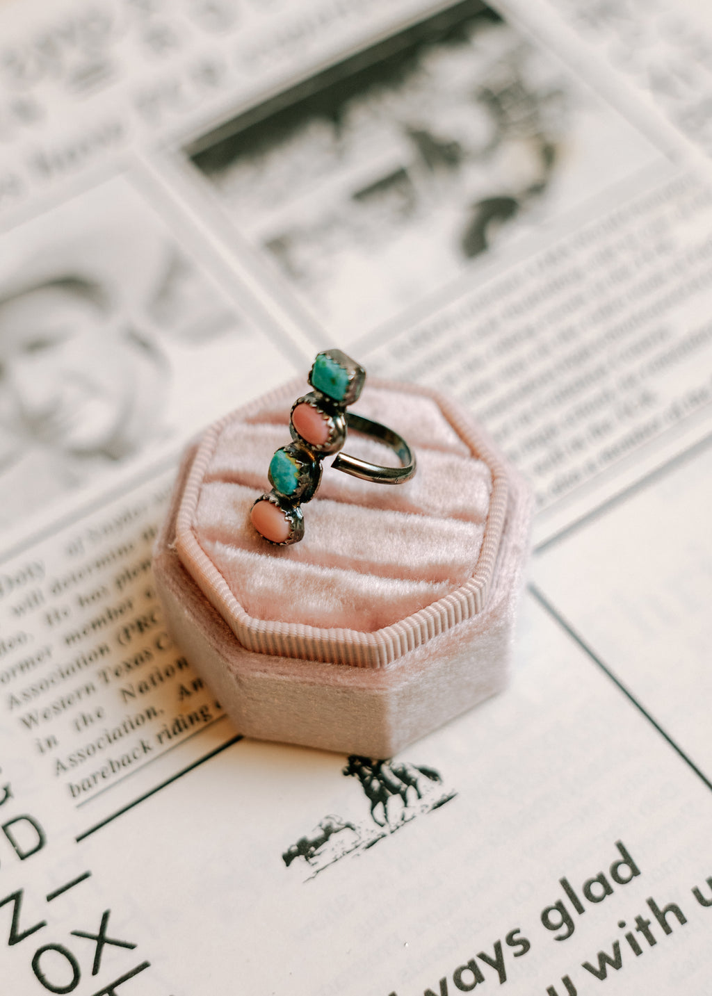 the poppy pinky ring