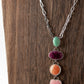 multi-stone lariat necklace