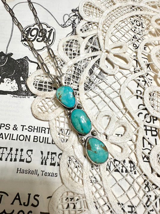 the three stone pendant
