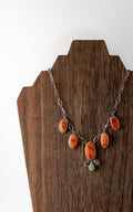 spiny charm necklace