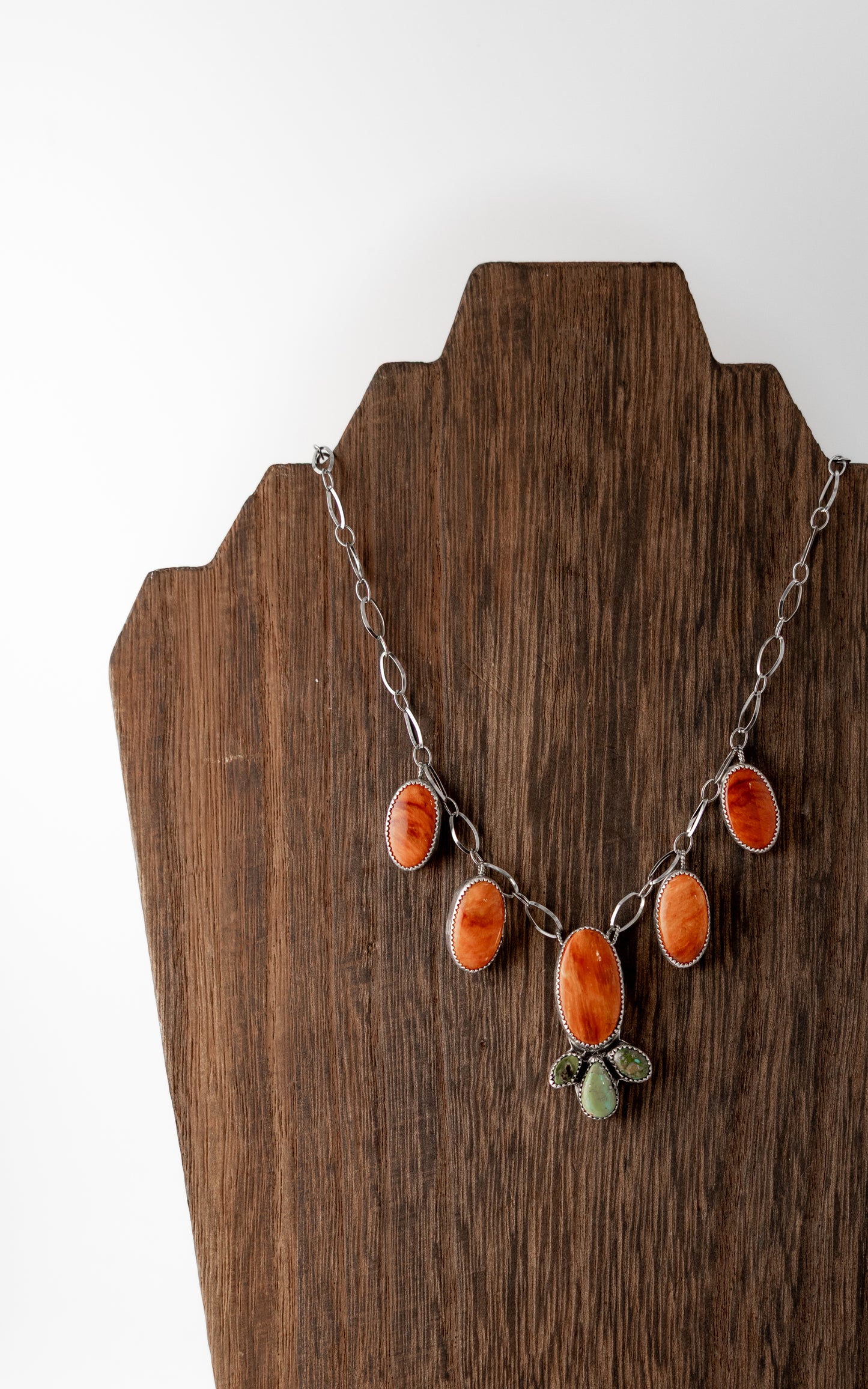 spiny charm necklace