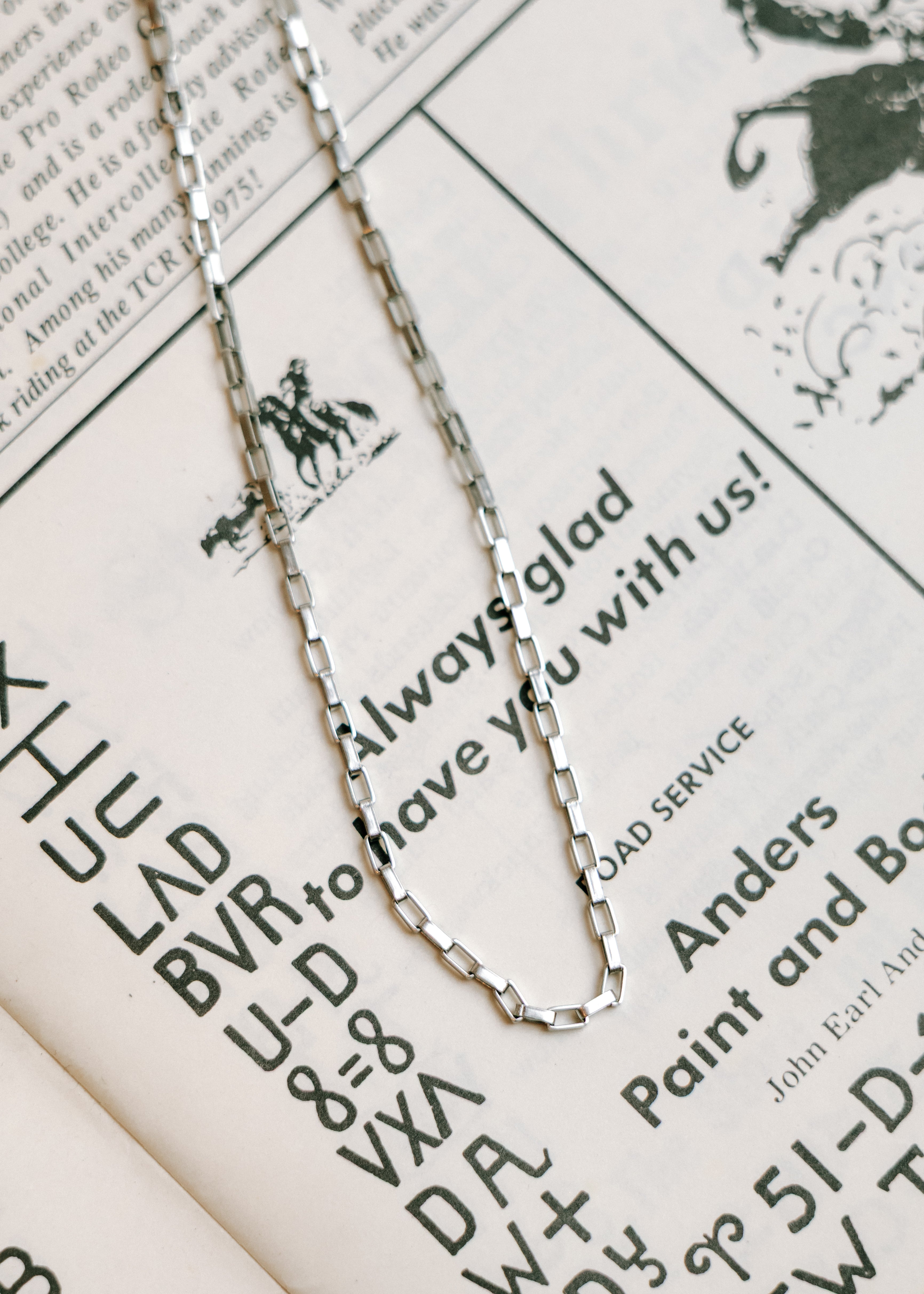 the basic link necklace