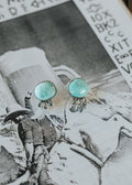 the blue horizon stud earrings