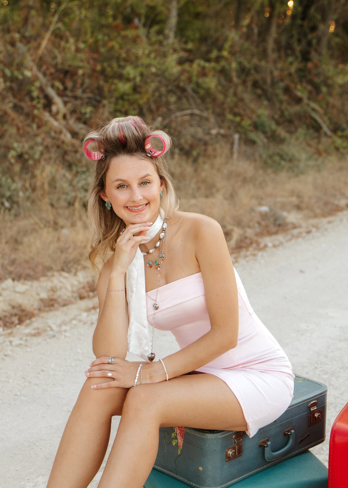 the whimsy cowgirl handmade twilly scarf